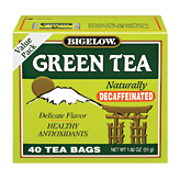 Bigelow  green tea, decaffeinated, 40-bags Full-Size Picture